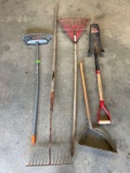 Rakes, Shovel, Weed Whacker & Broom