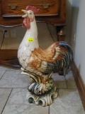large ceramic rooster