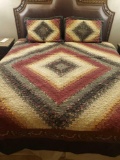 King size quilt with shams