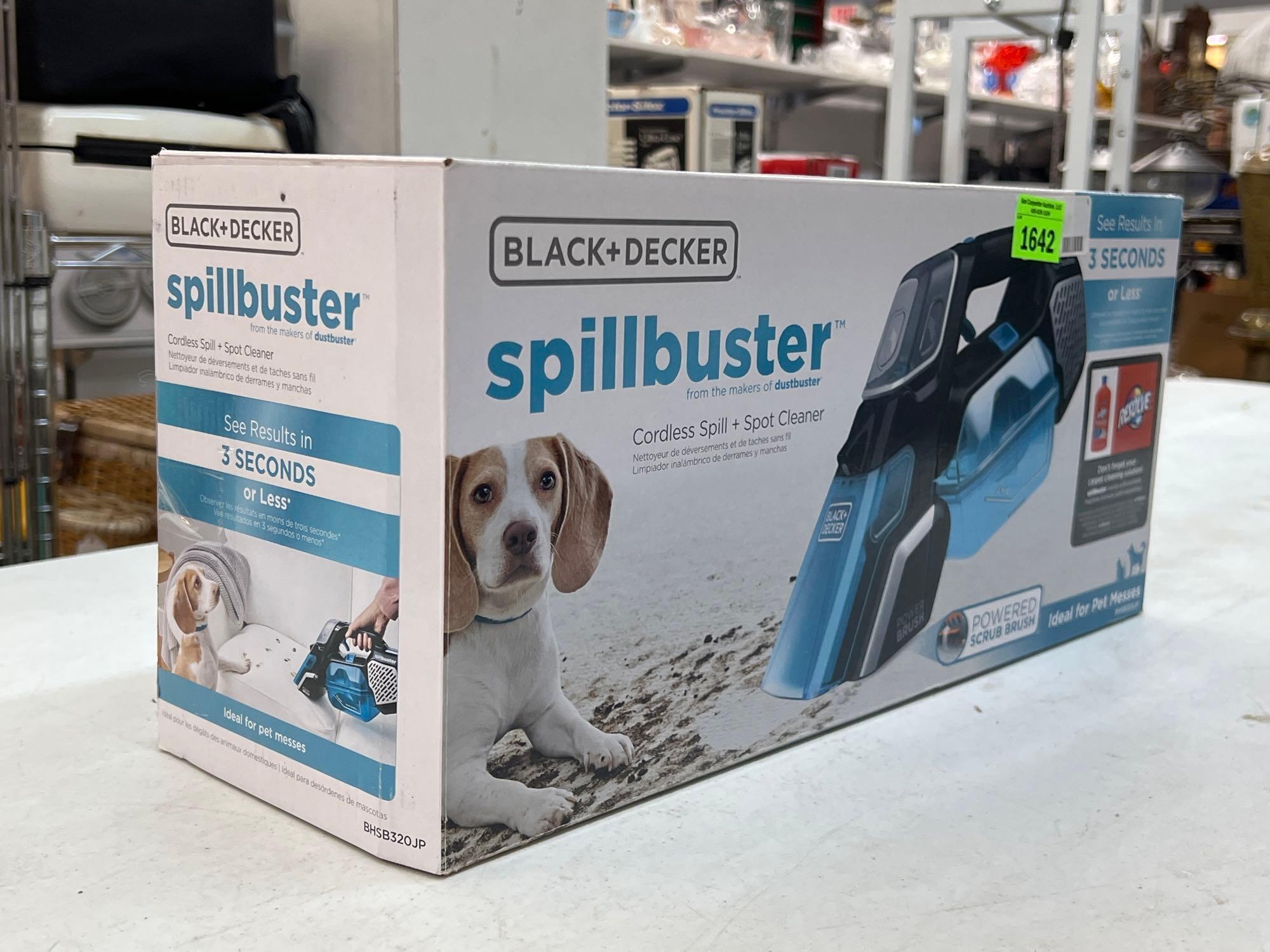  BLACK+DECKER spillbuster Cordless Spill + Spot Cleaner  (BHSB320JP)