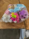 Bag of stuffed animals that take batteries...