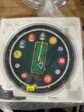Quarts pool table clock