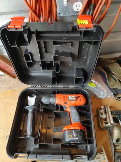 Sold at Auction: Black and Decker Firestorm 12v Cordless drill