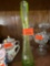 green vase