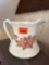 hand painted pitcher