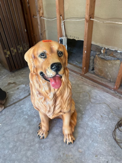 Dog statue
