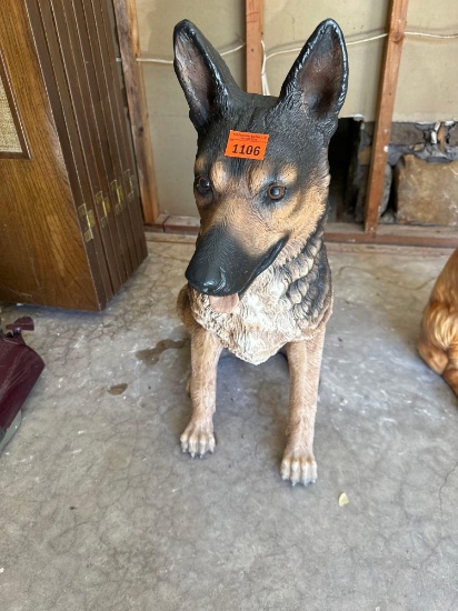 Dog statue