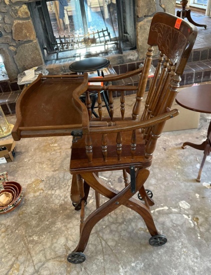 vintage highchair