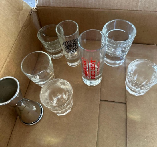 shot glasses