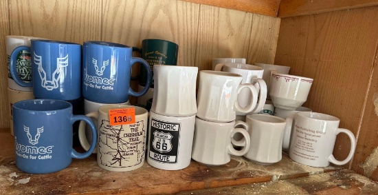 variety of coffee cups