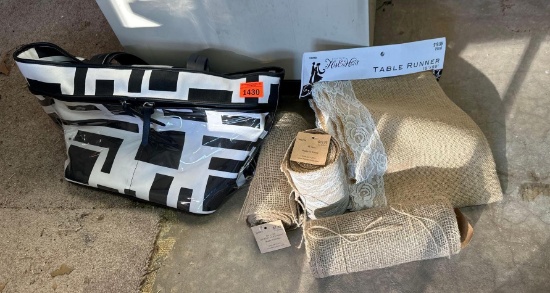 purse and table runners