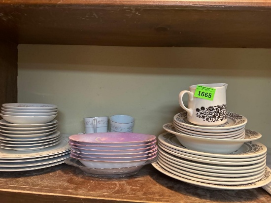 various dishes