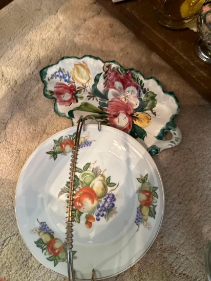 decorative plate and Tray