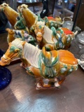 ceramic horse statue