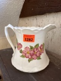 hand painted pitcher