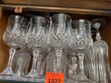 variety of wine glasses