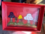 Redbox of ceramic apples