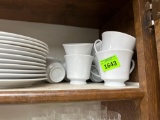 plates and coffee cups
