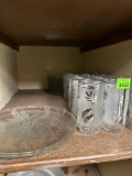 glasses and plates