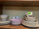 various dishes