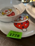 clown dishes and more