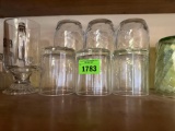 variety of drinking glasses