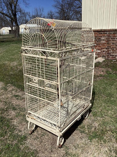 Large metal birdcage