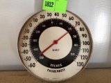 outdoor wall thermometer