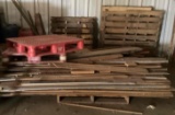 Wood bundle and pallets