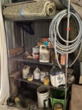 chemicals and shelving
