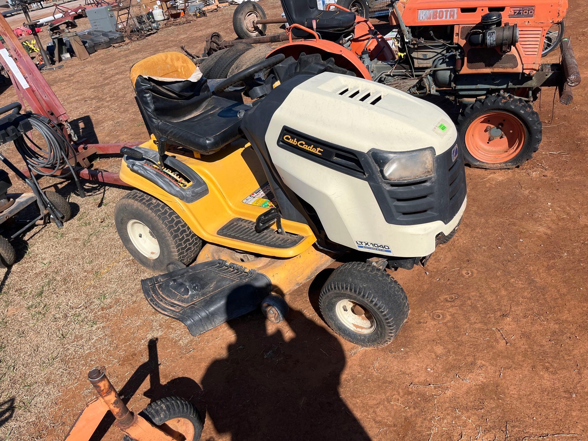 cub cadet LTX 1040 automatic lawnmower Proxibid