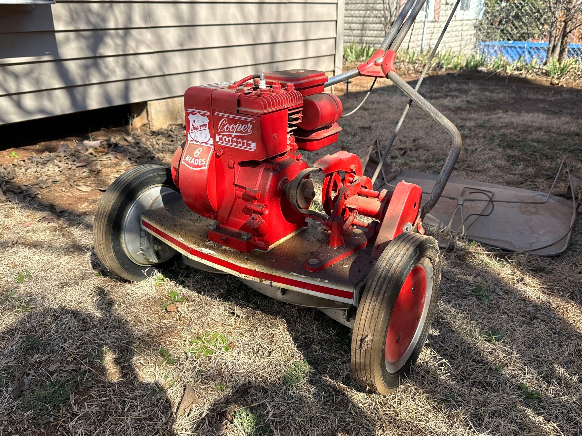 Vintage Cooper Kipper Gas Powered Reel Mower Proxibid