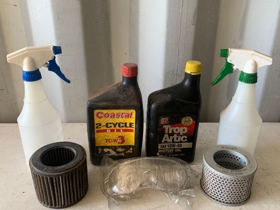Oils, Filters, Spray Bottles & Goggles