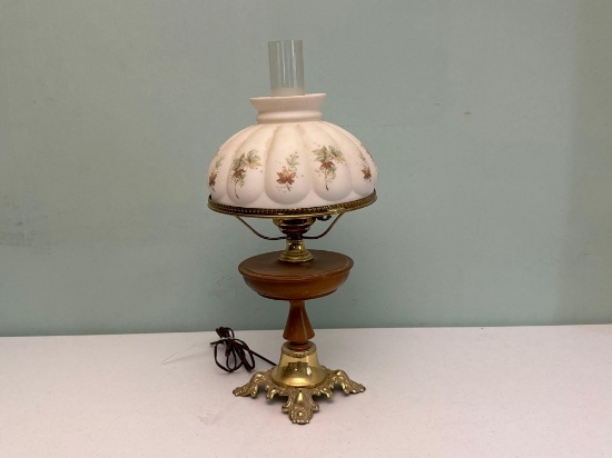 Vintage Oil-Style Electric Table Lamp