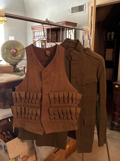 World War I Military Uniform & Hunting Vest