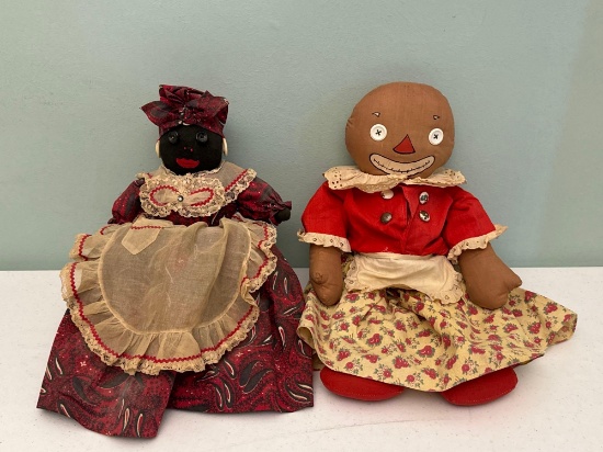 Vintage Beloved Belindy & Black Americana Folk Art Doll