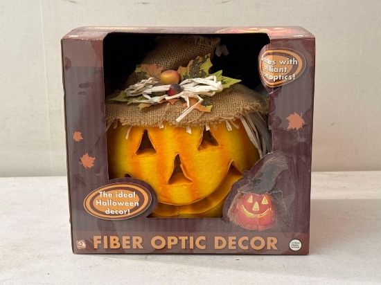 Fiber Optic Pumpkin Decor