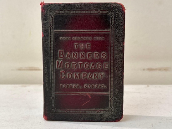 Vintage The Bankers Mortgage Company Book Bank