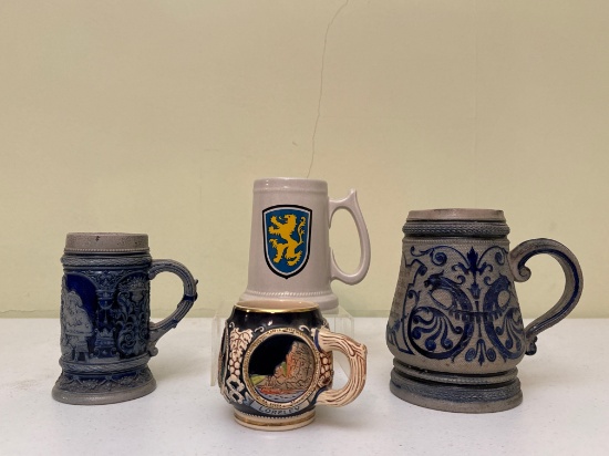 Vintage Ceramic Beer Steins