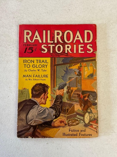 Vintage Railroad Stories Magazine