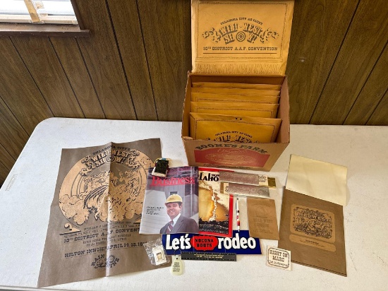 Vintage Oklahoma City Ad Club Wild West Show Convention Swag Packets