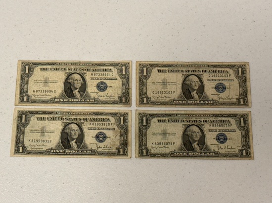 1935 D One Dollar Silver Certificates