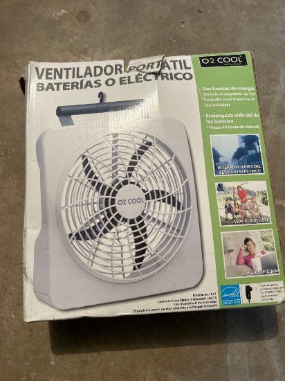 Small battery operated fan