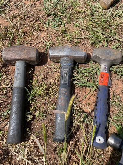 3 sledge hammers