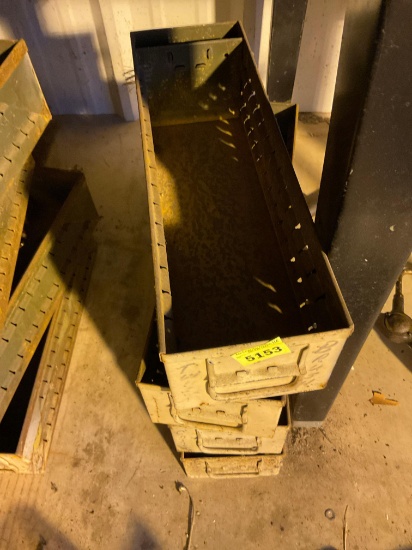 Metal bin drawer