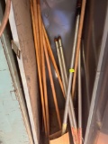 pipe, wooden handles