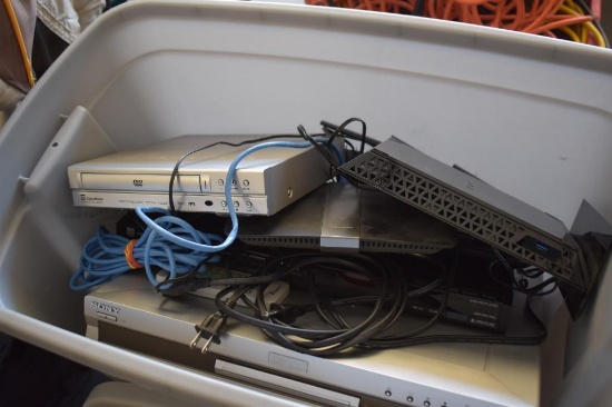 VCR and DVD Player
