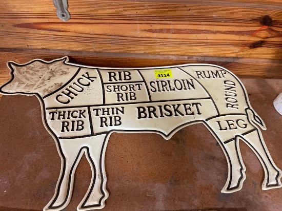 cow sign 20x 13