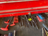 Collection of Allen wrenches