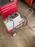 magna force 1 HP Air compressor with fittings and hose